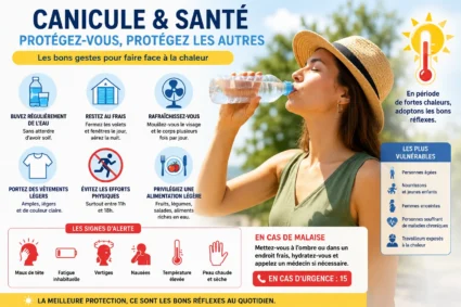 Canicule et fortes chaleurs : comment protéger efficacement sa santé ?