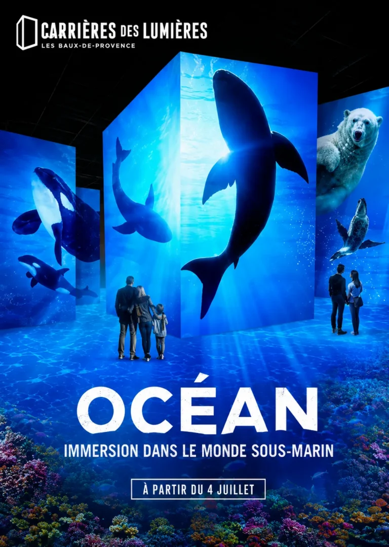 À la découverte des abysses : « Océan » s&rsquo;installe aux Carrières des Lumières