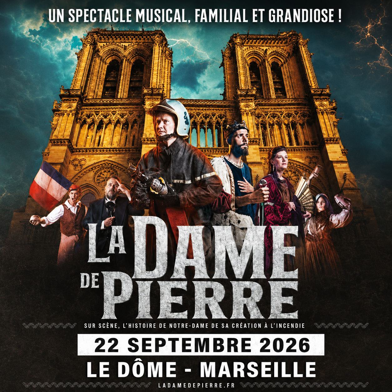 La Dame de Pierre - Tournée