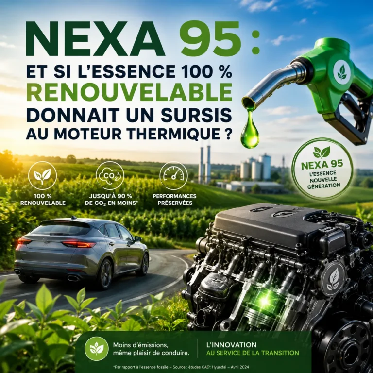 Nexa 95 : et si l&rsquo;essence 100 % renouvelable donnait un sursis au moteur thermique…