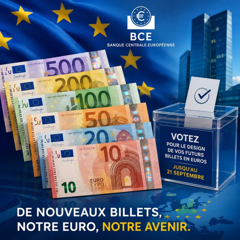 Billets en euros : la plus grande refonte depuis 2002, votez avant le 21 septembre