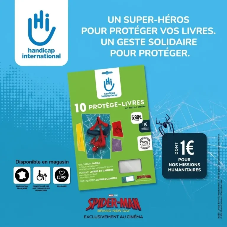 Fournitures solidaires : offrez du sens à vos achats avec Handicap International.