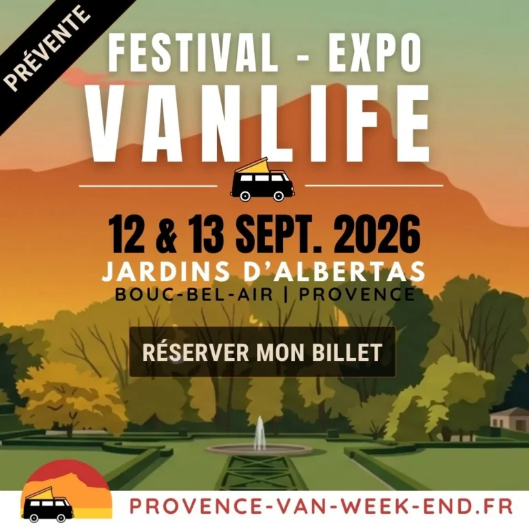 Provence Van Week-End 2026 : le festival vanlife de Bouc-Bel-Air