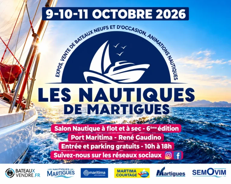 Salon nautique de Martigues : rendez-vous du 9 au 11 octobre à Port Maritima – René Gaudino