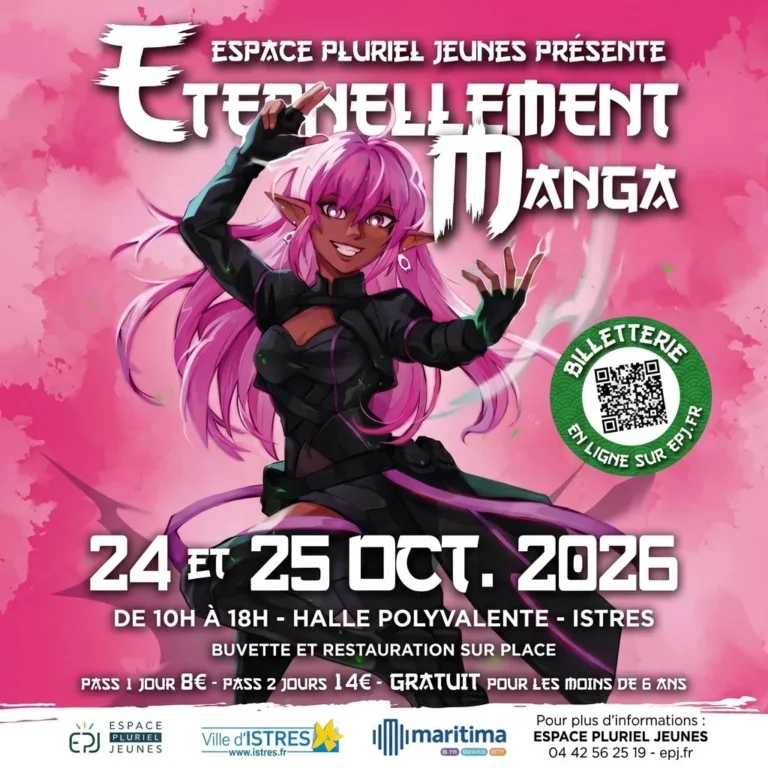 Éternellement Manga 2026 à Istres : le grand rendez-vous manga et pop culture revient