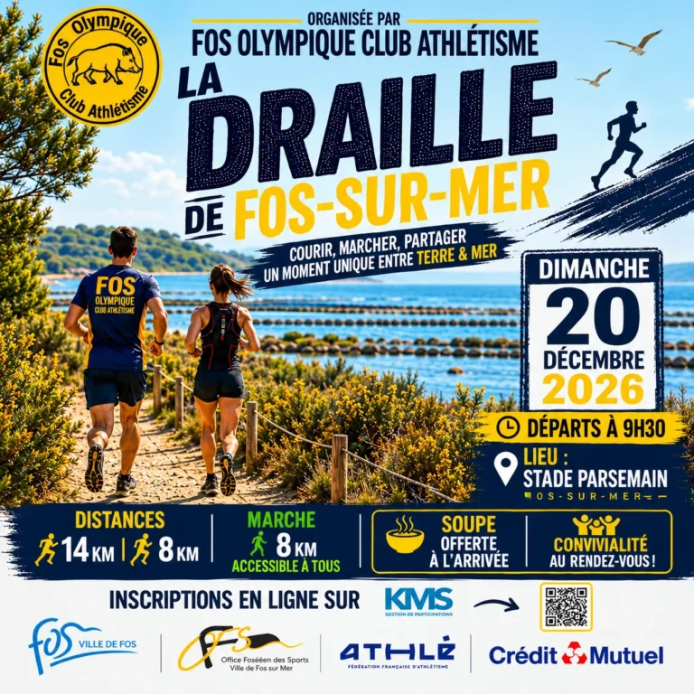 Courir ou marcher à Fos-sur-Mer : La Draille 2026